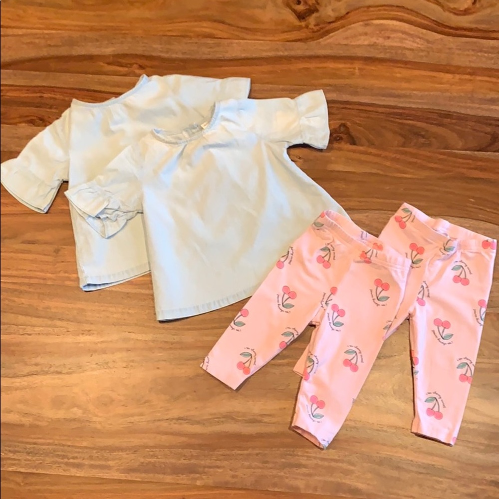 💕TWIN💕 EUC Carter’s 6 Month Outfit